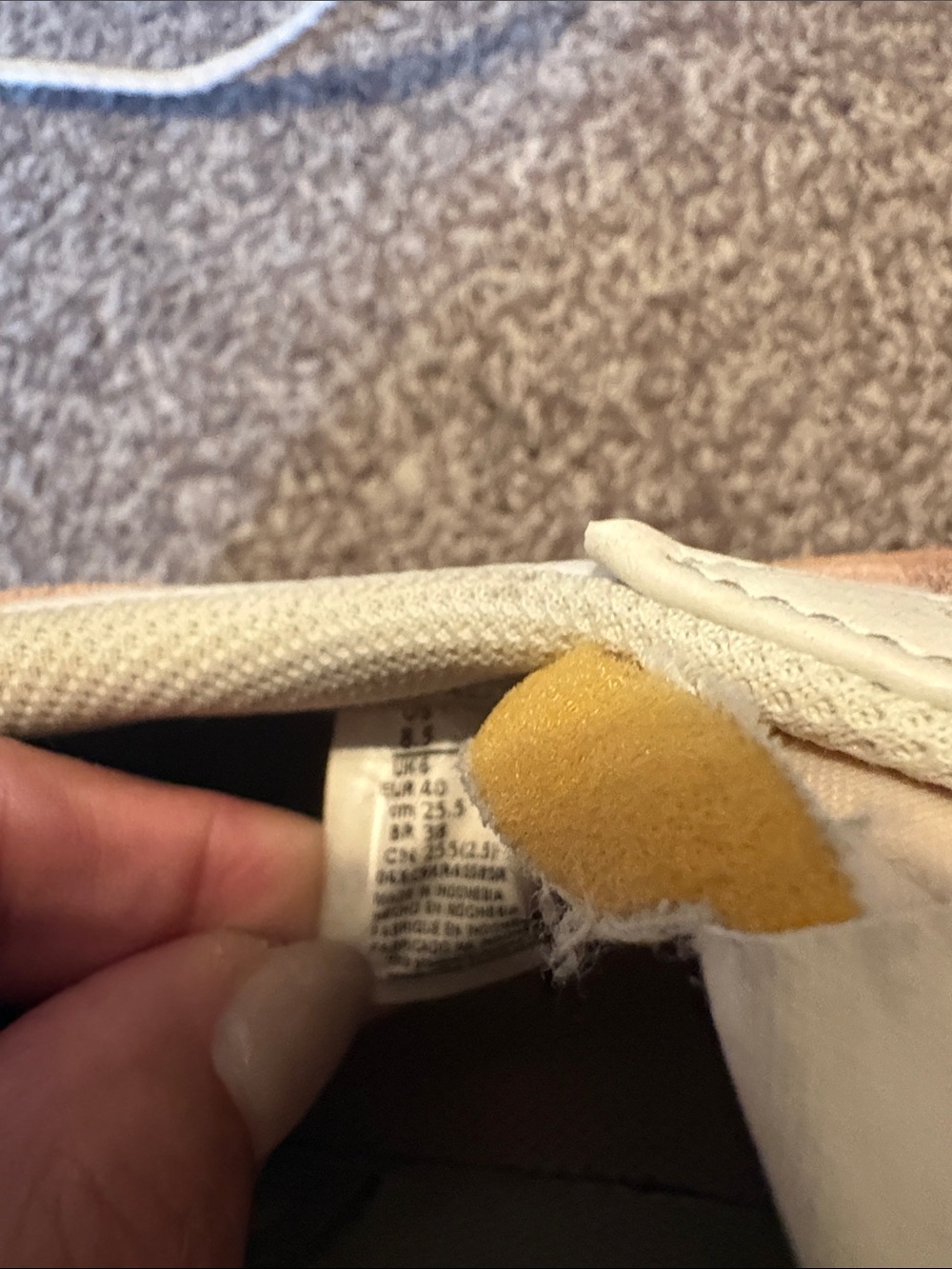 Nike Off-White / Light Beige Low-Top Sneakers - Picture 4 of 4